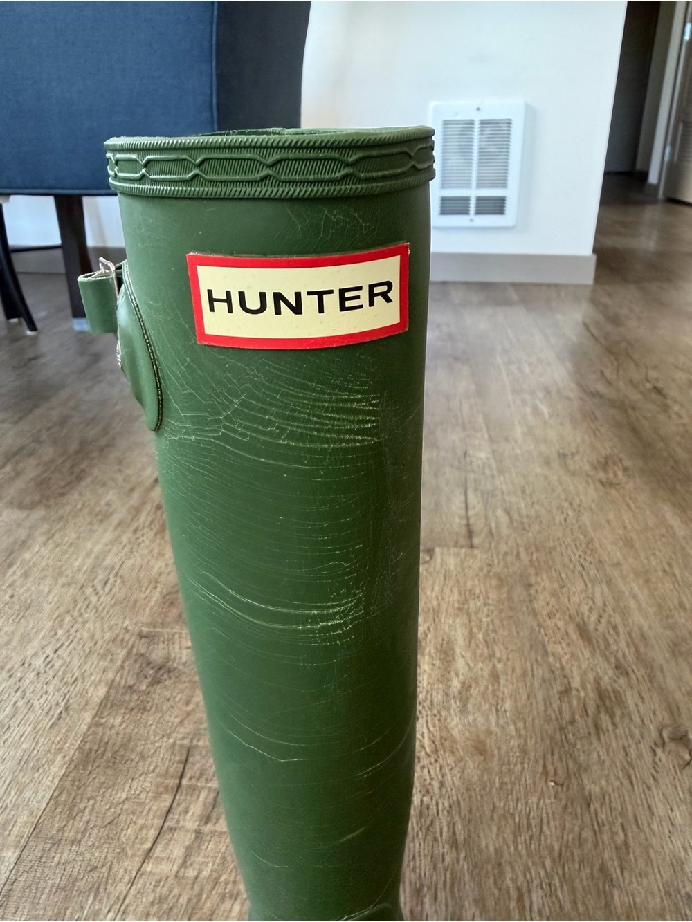 Hunter Matte Forest Green Tall Rain Boots - Picture 7 of 7